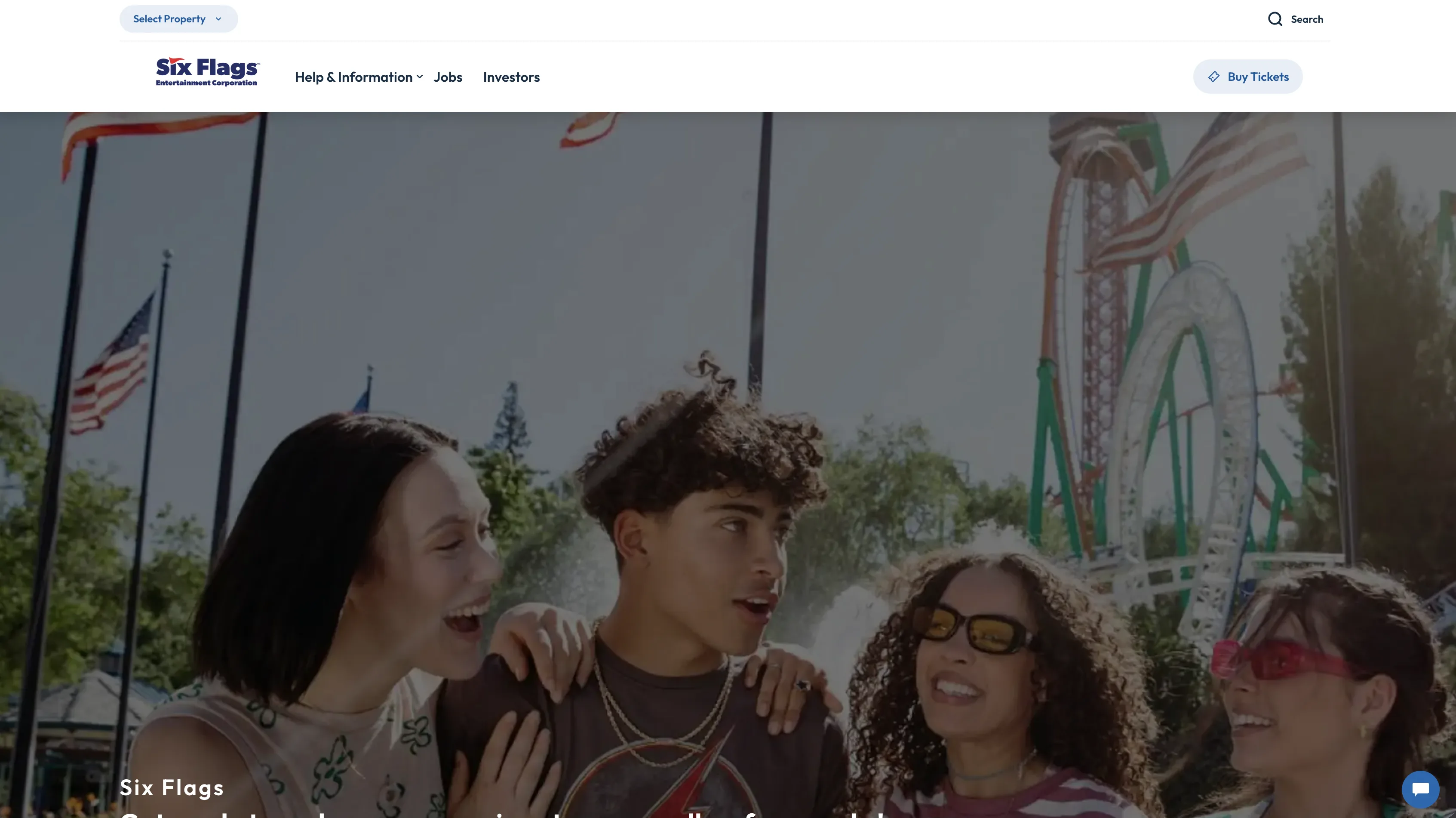 Six Flags Web App
